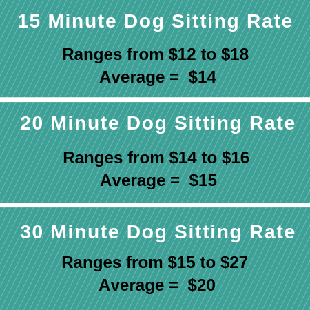 whats the average price for dog sitting